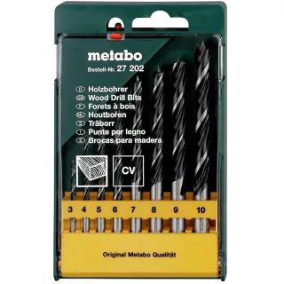 Metabo Holzbohrer-Kassette - 8 teiliges Set - 627202000