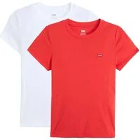 Levi's® T-Shirt Mini-Logo (Packung, 2-tlg) mit kleiner Markenlogo-Stickerei auf der Brust