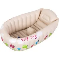 SunClub Babybadewanne aufblasbare Baby Badewanne "Tiny Tots" 91x61x29 cm, (Planschbecken oder Badewanne für Babys, 1-tlg), mit Temperatur-Kontrollfeld