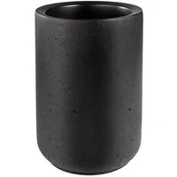 APS Wein- und Sektkühler Element, Maße ca. Ø 12 cm, Höhe 19 cm, Innendurchmesser ca. 9,5 cm, aus Naturstein, für Flaschen und Getränke, auch als Vase einsetzbar