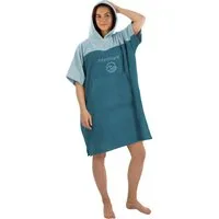 normani Badeponcho Damen Surfer Poncho Kuta, Bio-Baumwolle, Kapuze, Schlupf, Badeponcho aus 100 % saugstarker Bio-Baumwolle
