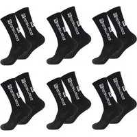 Mutig Sportsocken 6 Paar Fußball Grip-Socken,39-46Fußballsocken Anti Rutsch Grip Fußball (Socken Sportsocken für Herren Damen Fussball Basketball Laufen) für Wanderungen,Radtouren,Ballspiele,Laufen,Workouts und überall dort