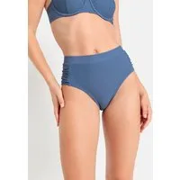 LSCN by LASCANA Highwaist-Bikini-Hose Gina mit modischen Raffungen
