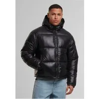 URBAN CLASSICS Steppjacke Shiny Puffer Jacket With Hood