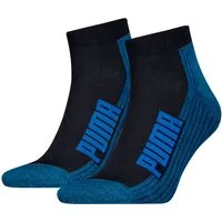 PUMA Kurzsocken PUMA UNISEX BWT CUSHIONED QUARTER 2P (2 Paar) Zweifarbig, Rippenbündchen
