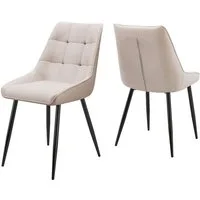 Lookway Polsterstuhl ESME – Eleganter Polsterstuhl mit Rückenlehne