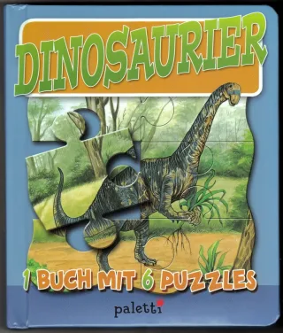 Dinosaurier / 1 Buch mit 6 Puzzles