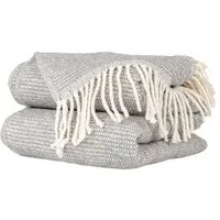 Plaid Emma Kuscheldecke Tagesdecke hochwertige Reisedecke Wohndecke, ANRO, Wendedecke kuschelig-weich 130x160cm Grau