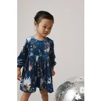 Next Samtkleid Samtkleid mit Print (1-tlg)