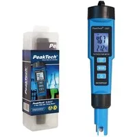 PeakTech Wassersensor 4 in 1 pH-Meter in Stiftform für pH/EC/TDS/TEMP
