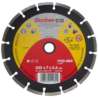 Fischer Diamanttrennscheibe SES 2,4/230 geteilt - 512857