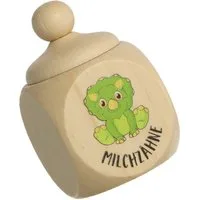 Spruchreif® Zahndose Milchzahndose aus Holz mit Schraubdeckel · Zahndose zur Aufbewahrung (1 St)