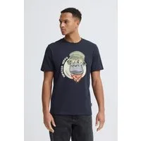 Blend Rundhalsshirt BHKurt (1-tlg) Klassisches T-Shirt mit Rundhalsausschnitt und auffälligem Print