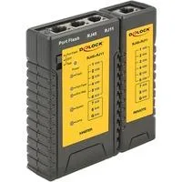 Kabeltester RJ45/RJ12+Portfinder schwarz