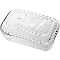 Luminarc Butterdose Butterdose aus Glas mit Kuh-Motiv 17 x 10,5 x 7 cm, (1-tlg)
