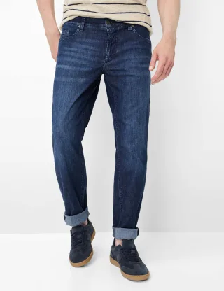 Eurex by Brax Herren Five-Pocket-Hose Style LUKE BLUE, denim blau, Gr. 25