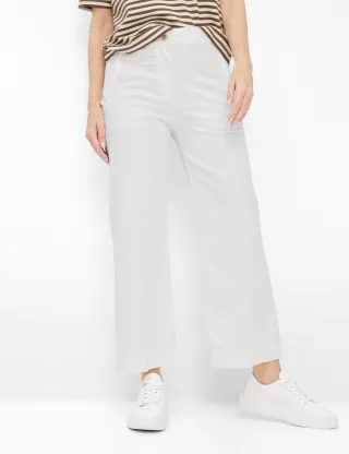 Raphaela by Brax Damen Culotte Style PEGGY CULOTTE WHITE, weiß, Gr. 46K