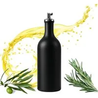 mikken Ölspender Ölflasche Keramik 500 ml Steingut mit Ausgießer, Ausgießer mit patentiertem Tropfen-Rückfluss-System - made in Germany