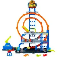 Hot Wheels Spiel-Parkgarage City Mega Looping Garage
