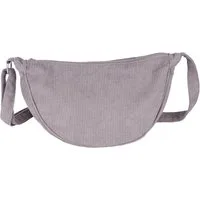 MIRROSI Schultertasche Damen Runde Bauchtasche aus Cord, Brusttasche, Leicht (Tasche,Bauchtasche für jeden Anlass, ca.30x18x12cm), Crossbody Bag, verstellbaren Schulterriemen