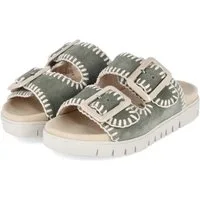 Gabor Gabor 83.741.19 Damen Rauleder green Pantolette