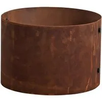 ESTEXO Beetumrandung Pflanzring Metallring Stahl Hochbeet 40 cm Pflanzgefäß Pflanzkübel R