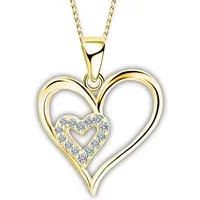Limana Kette mit Anhänger 925 Sterling Silber Herzkette Liebe Gold Rosegold Rotgold, Herz Geschenk für Frauen Damen Freundin Ehefrau Liebesgeschenk