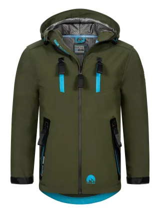 Arctic Seven Herren Softshell Jacke AS-306 – Outdoor Funktionsjacke, wasserabweisend, winddicht