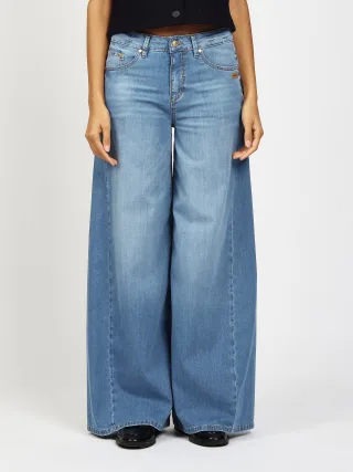 GANG Damen 94CARLOTTA PALAZZO - palazzo fit Jeans hot summer