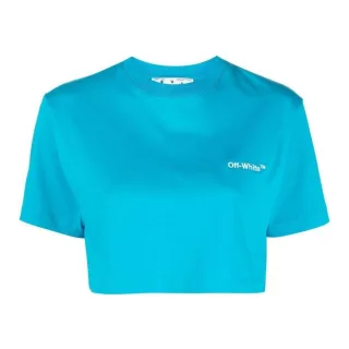 Off-white - Kurzes Helvetica-t-shirt