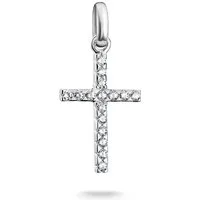 THOMAS SABO Charm Kreuz Charm Kreuz - Connect, mit Zirkonia (synth)