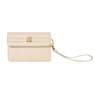Amiri Calf „ma" Kleine Clutch Aus Alabaster