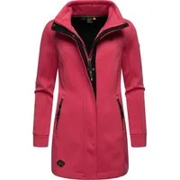 Ragwear Sweatjacke Letrice Bonded Elegante Zip-Jacke mit hohem Kragen in Feinstrickoptik