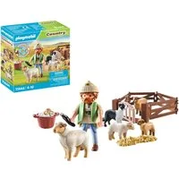 Playmobil® Spielwelt Country Junger Schäfer mit Schafen 71444, (22-tlg), PLAYMOBIL Country Spielset