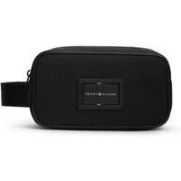 Tommy Hilfiger Kulturbeutel TH FOUNDATION WASHBAG, Unisex Kulturbeutel, Minibag, Waschbeutel mit Logoschriftzug