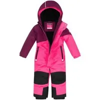 Killtec Schneeoverall Schneeanzug Kinder Skianzug neon pink/ orchidee Innenfutter aus Fleece