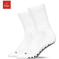 SNOCKS ABS-Socken Fußball mit Anti-Rutsch Noppen für Damen & Herren (2-Paar) blasenfrei, atmungsaktiv und schweißableitend