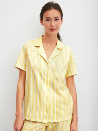CALIDA - DAMEN Shirt kurzarm cream gold - Gr. - S