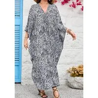 Lovolotti Sommerkleid Strandkleid Viskose Kleid Damen LO-KLDE-L11 große Größe Kleider Strandkleid Dress Blusekleid Freizeitkleid