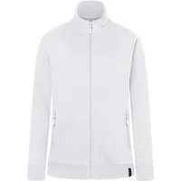 Karlowsky Fashion Sweatjacke KARLOWSKY Damen Workwear Sweatjacke SOFT-FACE Modern-Fit Weiß