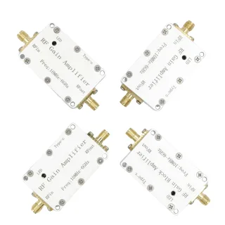 LNA High Flatness Receiver Amplifier 10dB 20dB 30dB 40dB Gain 10MHz-6GHz Low Noise GPS FM Radio SMA Interface Type-C Pow