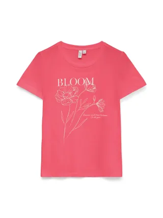 VERO MODA - VMJILIADA S/S T-SHIRT JRS BTQ Coral Paradise - Gr. - M