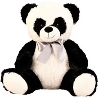 Geschenkestadl Kuscheltier Kuscheltier Pandabär – Panda flauschig weich & in 2 Größen erhältlich, weich kuschelig