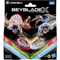 Hasbro Kreisel Beyblade X Jurassic World Spinosaurus vs. Quetzalc, Kreisel-Set aus Jurassic World