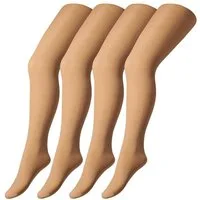 Camano Strumpfhose fine everyday 40 DEN (4er Pack) mit flachen Nähten