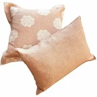 Mirabeau Kissenhülle Kissenhülle 2er Set Belvienne rosé/creme