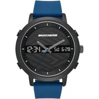 Skechers Chronograph LAWNDALE SR5072, Quarzuhr, Armbanduhr, Herrenuhr, Silikonarmband, digital,Stoppfunktion