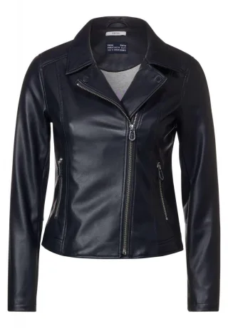 CECIL - Bikerjacke blau - Gr. - XS