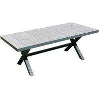 Leco Gartentisch Terrassentisch XXL Tisch Gartentisch Keramiktisch Tisch Manhattan (1 Tisch), XXL Format