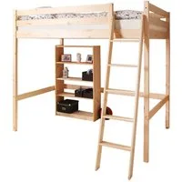 Ticaa Hochbett Hochbett Matthias 140 x 200 Kiefer Natur